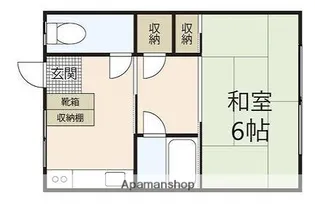 皆実町アパート【1階】の間取り
