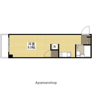 YYBLDG十日市【3階】の間取り