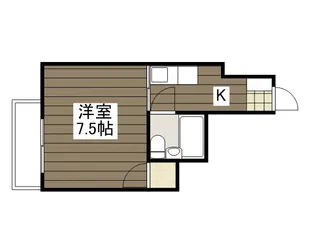 佐伯ビル【304号室号室】の間取り