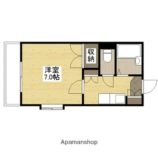 わかさやビル【4階】の間取り