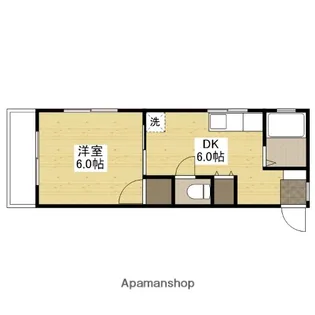カルチェ島津【2階】の間取り