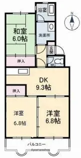 第2キクスイビル【3階】の間取り