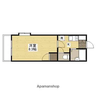 ARASE BLDⅡ【2階】の間取り