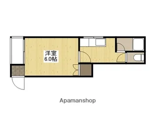 山本ビル(三篠)【2階】の間取り