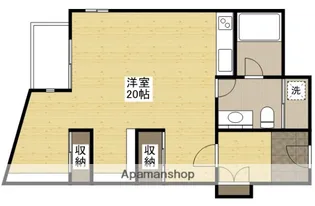 ナビオナルト【2階】の間取り