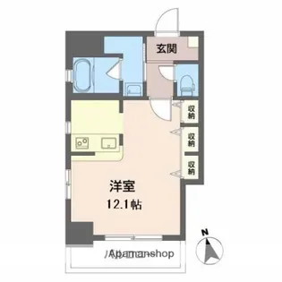 ウイング城南通り【7階】の間取り