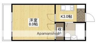 エステート平成【1階】の間取り