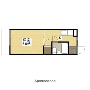 サニーレジデンス【1階】の間取り