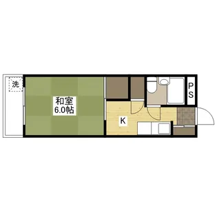 第三落海ビル【4階】の間取り