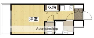 1Rの間取り画像