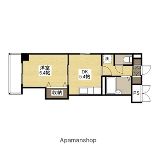 ハウスエーヌ西十日市【3階】の間取り