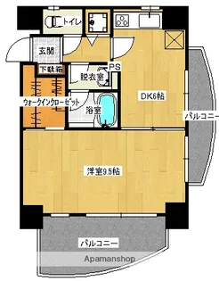 サンクレスト東雲【9階】の間取り