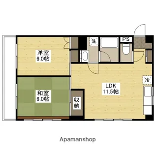 森岡ビル【3階】の間取り