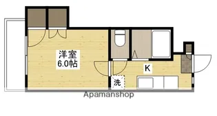 滝川ビル(大芝)【306号室】の間取り
