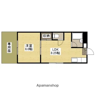 サンシティー洋光1【1階】の間取り