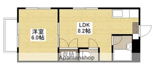 サンシティ洋光【2階】の間取り