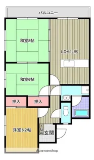 ルミエール柳ヶ丘【2階】の間取り