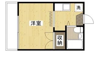 ウイング五日市【4階】の間取り