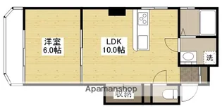 スカイビル【4階】の間取り