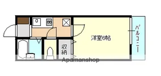 セジュール祇園【2階】の間取り