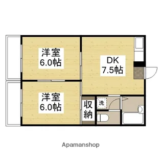 ハイツOZAKI【3階】の間取り