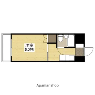 舟入 松尾ビル【6階】の間取り