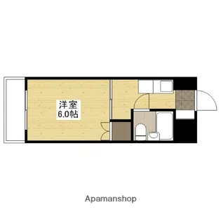 舟入 松尾ビル【6階】の間取り
