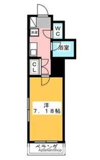 ワンライフ矢賀【4階】の間取り