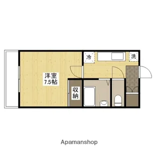 田中興産第12ビル【1階】の間取り