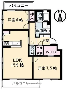 メイプルヒルズ【2階】の間取り