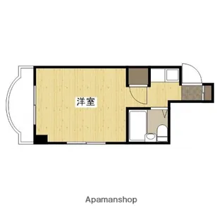 アクアビュー東観音(旧BOARDWALK観音)【4階】の間取り