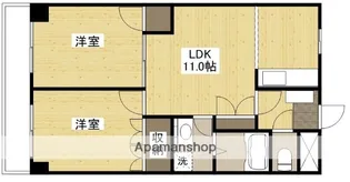 サニーヒルズ【1階】の間取り