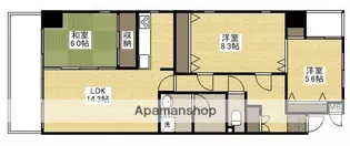 ハウスバーンフリート弐番館【3階】の間取り