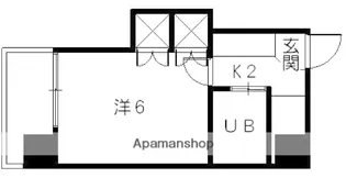 パルコープ矢賀【1階】の間取り