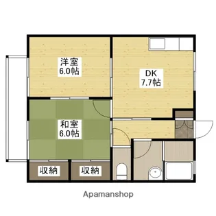 パール大志茂【2階】の間取り