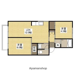 プレジール加藤 A棟【2階】の間取り