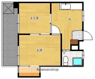 にしきビル【2階】の間取り