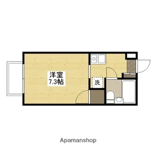 フォブール鍵村 A棟【2階】の間取り