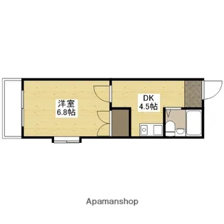 レジデンス庚午ヒライ【4階】の間取り