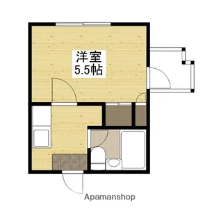 AXAリバーサイド新庄【1階】の間取り