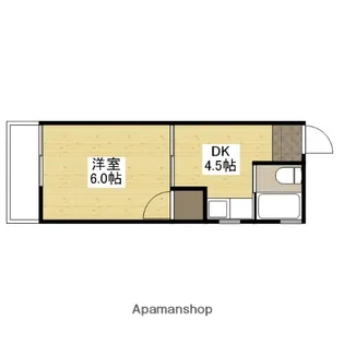 第1栗田ビル【4階】の間取り