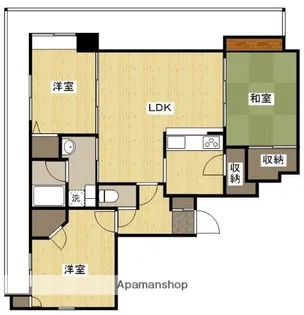 GLUCK西十日市【8階】の間取り