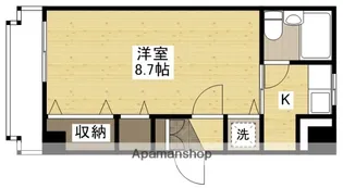 横堀ALLEY【3階】の間取り