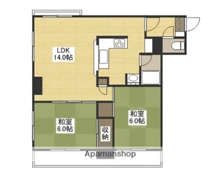 新庄グリーンコーポ【3階】の間取り
