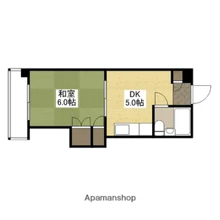 新庄グリーンコーポ【101号室】の間取り