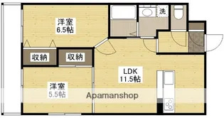 グレースKⅡ【2階】の間取り