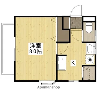 サファイアハイツ【2階】の間取り