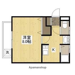 サファイアハイツ【2階】の間取り