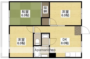 コーポ熊本【2階】の間取り