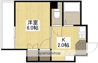 高中ビル【5階】の間取り